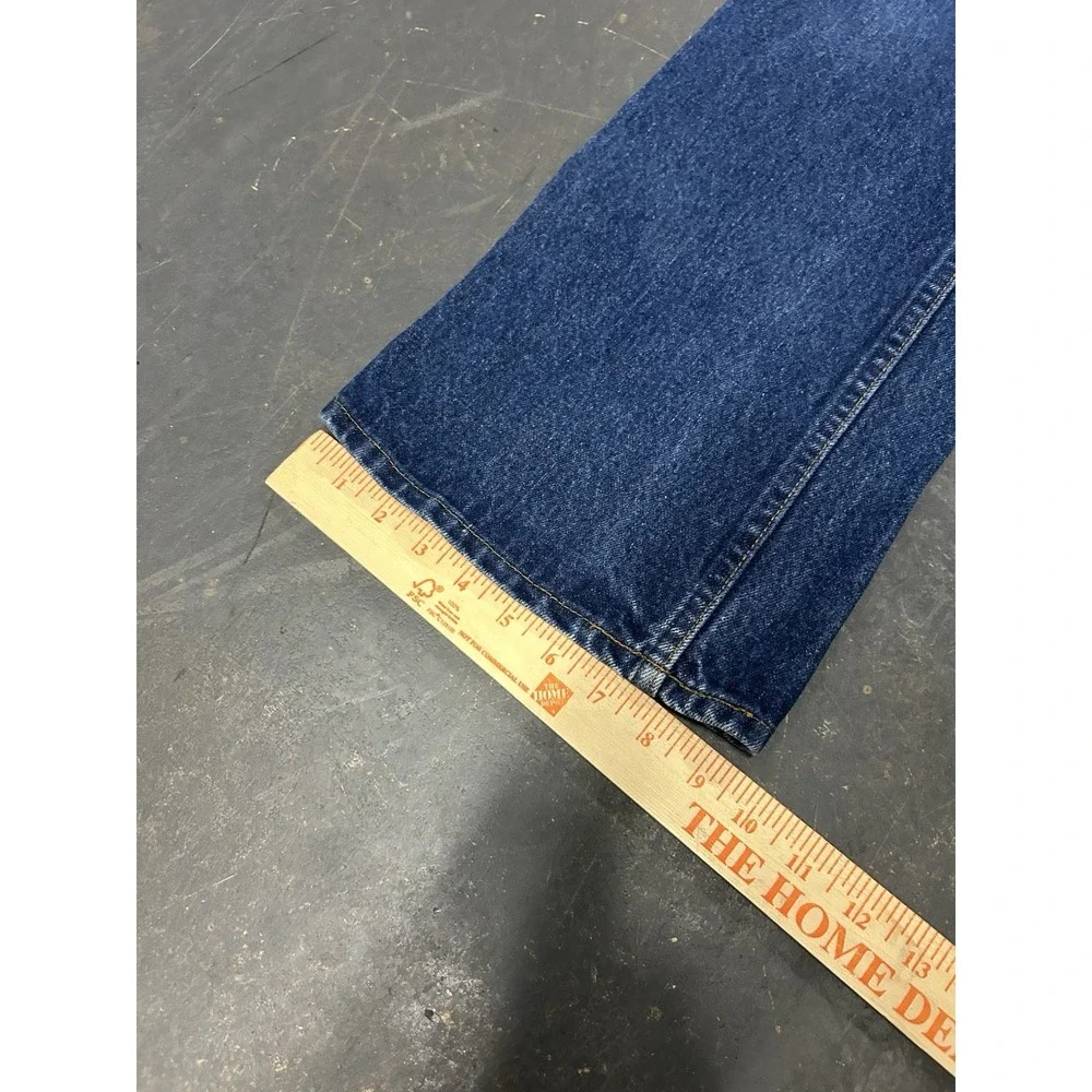 Vintage Levis 517 Bootcut Jeans Blue Mens 36x29 Orange Tab Straight Work USA 90s